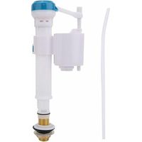 Robinet à flotteur horizontal, robinet à flotteur réversible pour alimentation de toilettes, robinet de chasse d'eau à bouton-poussoir (G1/2)