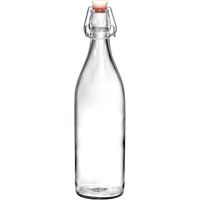 Bouteille Giara Bormioli 1l Verre Transparent, Bouchon Mécanique - Bormioli