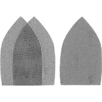 3 Blatt 1/4 Schleifpapier (115x140mm) für Multischleifer mit Klettverschluss. Getreide 80 120 240 STY-STA39092-XJ