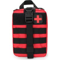 Trousse de premiers secours tactique camouflage, accessoires médicaux, kit d'accessoires camouflage, sac de rangement d'urgence pour les interventions routières en extérieur
