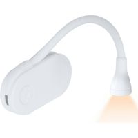 LED-Leselampe mit Clip, klein, für Schüler, 3 Farbtemperaturen, faltbarer Clip, flexibles Nachtlicht