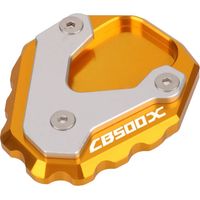 (Gold-A) Compatible avec la béquille latérale de moto HONDA CB500X CB 500X 2019-2023 - Plaque de support et extension maxpower