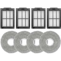 Ersatzteilset für den 3i P10 Ultra Saugroboter: HEPA-Filter, Reinigungstuch und Zubehör.