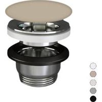 VIDANGE DE LAVABO FEELING SANS TROP-PLEIN Dimensions : Bouchon Cappuccino Mat