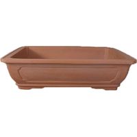 Vaso per bonsai rettangolare in gres 58x38x14 cm - GL105b
