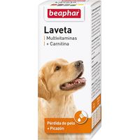 BEAPHAR Laveta con Carnitina para Perros con Pérdida de Pelo o