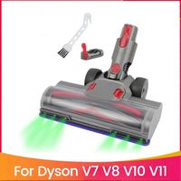 Direktantriebsdüse mit LED-Scheinwerfern für Staubsauger der Modelle V7, V8, V10, V11 und V15 – Zubehör für Hartböden