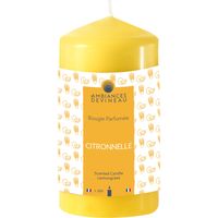 6 Zitronengras-Kerzen Zylinder 35h - Devineau