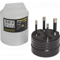 Diamantbohrer-Set 4-tlg. 2x6 1x8 1x10 BRIdiamondDrill,Aufnahme f.Winkelschleif