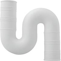 Siphon caoutchouc artic flexible blanc 40x40 mm