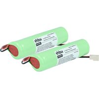 vhbw 2x Batterie compatible avec Metland AFL30T2, AFL40T, FL 1000 HP, FL1000 dispositif de mesure laseroutil de mesure (3500mAh, 2,4V, NiMH)