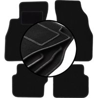 Jeu de tapis de sol en velours pour : Fiat Punto EVO hatchback (2998-2012)