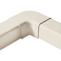 90° flacher Ellenbogen für Kabelrinne Weiß - 80x60