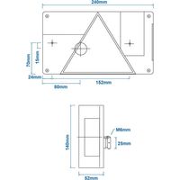 Aspock multipoint ii ruckleuchte links im blister