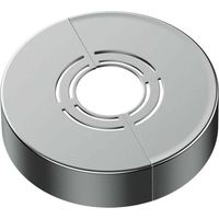 Set di 2 rosette per miscelatore doccia 3 misure in 1, rosetta per rubinetto sdoppiata per Ø 21 mm/26 mm/33 mm, copritubo per radiatore, rosetta per rubinetto doccia, rosetta filettata, rosetta per ra