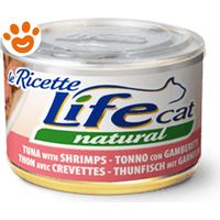 Life Gatto, Ricette in Lattina 150gr Tonno Gamberetti