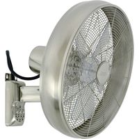 Lucci AIR BC Wandventilator 50 W (Ø) 410 mm Chrom Schwenkbar