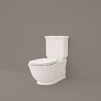 Sanitari Hermitage monoblocco con sedile bianco softclose cm.