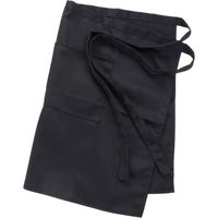 Polyester Halblange Servierschürze aus mit Verstellbarem Taillenband und Taschen Bequeme