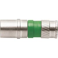 Axing CFS09948 Coaxialstecker aus Edelstahl grün