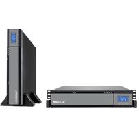Online-Rack-USV, Marke Phasak, Modell PH 9320, 2000 VA, ideal für IT, Industrie und Telekommunikation, mit Doppelwandler, externen Batterien, RJ45, LCD und Fernverwaltung.