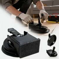 Outil de Fixation D'espacement de Sol pour Stratifié, Outils de Sol Stratifiés Robustes, Outil de Fixation D'espacement de Sols en Stratifié Métallique avec Ventouses pour Salle Bain, Cuisine, Salon