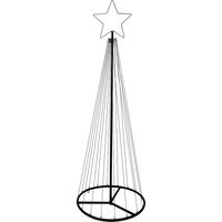 LA BOUTIQUE DE Noël - Árbol de Navidad luminoso LED multicolor, Estructura metálica - 8 efectos animados - Mando a distancia - Interior y exterior SIZE/COLOR 300 cm