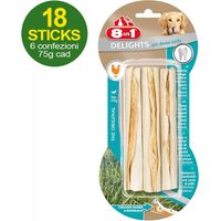 18 Sticks Pro dental con carne di pollo antiplacca - OFFERTA RISPARMIO 6 confezioni da 3 stick ciascuna