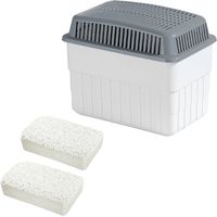 Großer Feuchtigkeitsabsorber mit Ersatzeinsatz, 2 x 1 kg