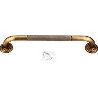 Eosnow Accessori da bagno montati a parete con maniglia di sicurezza per vasca da doccia intagliata in ottone in stile antico
