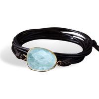 Bracelets en cuir tressé pour femmes, bijoux bohèmes multicouches, bracelets manchettes en perles de cristal, cadeau pour femmes