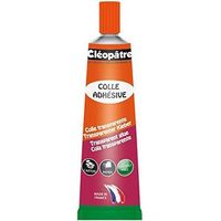 Colle adhésive en tube - CLÉOPÂTRE - Tube alu 30 g - Sans solvant - Gel transparent - Embout fin