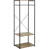Appendiabiti Oinu in metallo e legno 167x60x40,4cm 7house