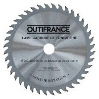 Stichsägeblatt D190x30mm 20 Zähne - Outifrance