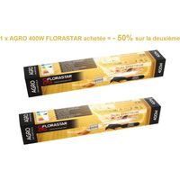 Pack lampes AGRO 400W FLORASTAR - 50% sur la 2ème