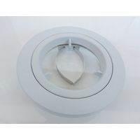 Colerette spot blanc Ø 80mm fixe pour lampe GU10 (non incl) adaptable sur ISOL BOX IP44 ITRAS 704001