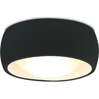 Moderner schwarzer abgerundeter Deckenspot Kodak LED 8W C0204 Maxlight