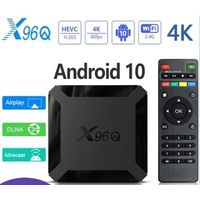 X96Q Smart TV BOX wifi 4k 2g + 16go TV box multimédia android 10
