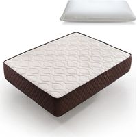 Colchón 75x190 + REGALO Almohada Viscoelastica Descansin Ideal para Personas con Dolores de Espalda Alta Firmeza Efecto nube