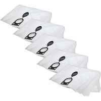 vhbw 50x Sacs compatible avec Metabo ASA 1202 ASA 2025, ASA 1200, ASR 25 L SC, ASR 25L, ASR 2025 aspirateur - 43cm x 32cm blanc