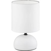 Lampe de table LUCI blanche céramique E14 23cm RL