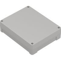 Boîtier de dérivation étanche IP65 en polycarbonate (PC) gris clair avec joint intégré