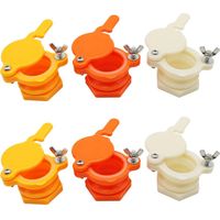 Robinet Extracteur de Miel 6PCS Vanne Miel Vanne Extracteur Miel Robinet Apiculture d'abeille Outil pour Apiculteur-44mm