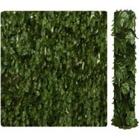 Haie ornementale artificielle avec feuilles de lierre - mt.3x1h. - 1200 feuilles