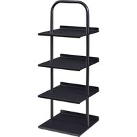 Range-chaussures acier laqué 96 x 34 x 32 cm noir