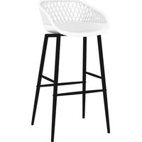 Chaises de bar lot de 4 Tabouret de bar blanc