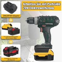 Adattatore Per Batteria 18V Con Connettore E Foro Di Fissaggio, Compatibile Con M18 XC18, In ABS Rosso