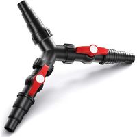 Sunsun – Distributeur en Y vanne d’arrêt 25/32/38 mm – Raccord nervuré étagé – Connecteur pour circuit d'arrosage