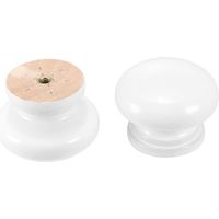 10pcs Schranktür Küchenschrank Hölzerner Zugknaufgriff Griff for Kommode Schublade 33,5mm Durchmesse