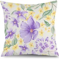 Housse de coussin floral printemps, décoration salon intérieur,40×40cm